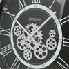 53.5cm Antique Grey Gears Wall Clock - C.M