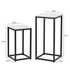 Page Set of 2 Plant Stand Summer Grey - C.M