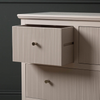 Lindon Summer Grey Wood 4 Drawer Chest Cabinet - C.M
