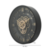 46cm Black and Gold Gears Wall Clock -C.M