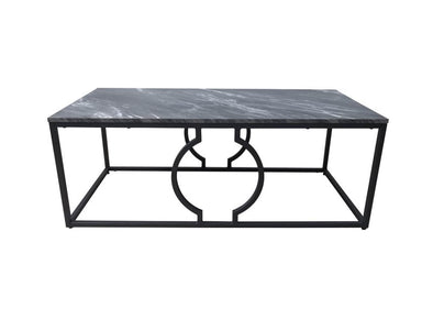 Alora Black Metal Coffee Table - LH