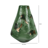 30cm Green Handmade Glass Vase- LH