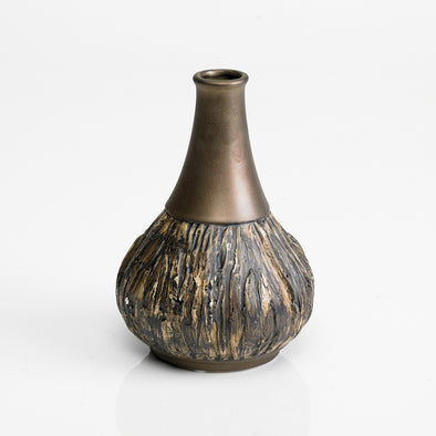 Brown Wood Grained Vase