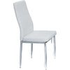 Morano Dining Set White 4 Maxi Chairs - DE.L