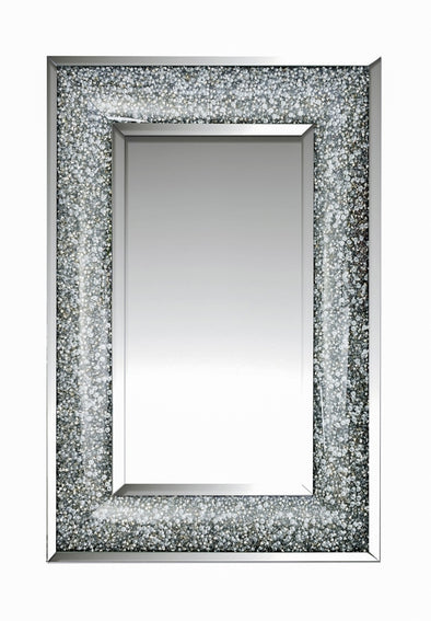 Crushed Diamond Curved Mirror