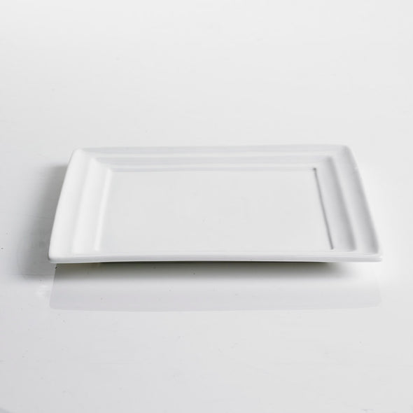Classic White Porcelain Square Plate