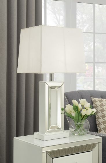 Malibu Mirrored Table Lamp