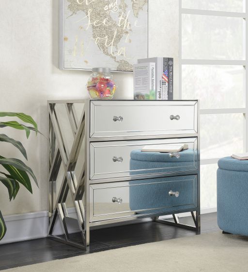 Pacific Mirrored 3 Drawer Chest