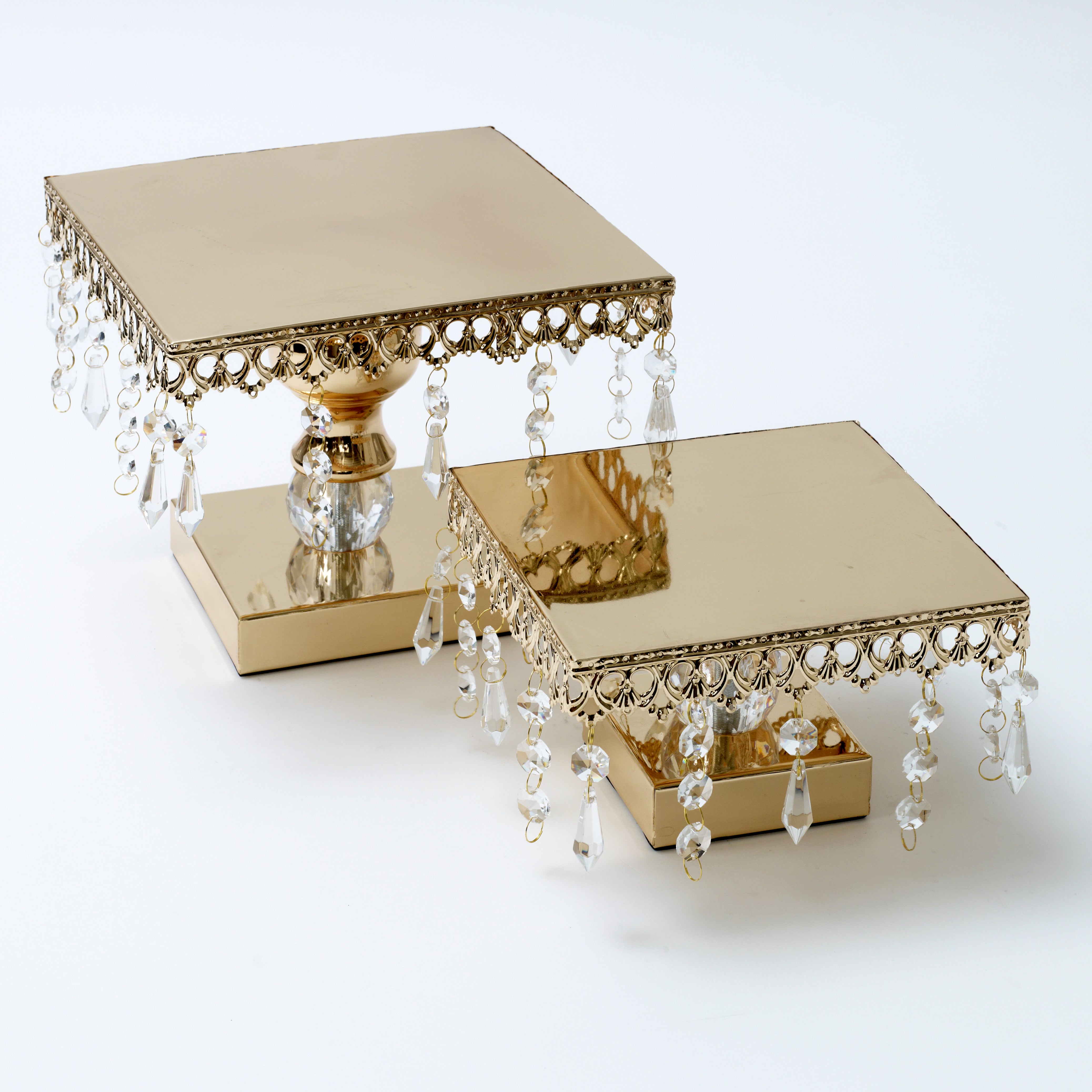 1st Setting Event Hire | Silver Plated Square Cake Stand (StandA) | Online  Shop